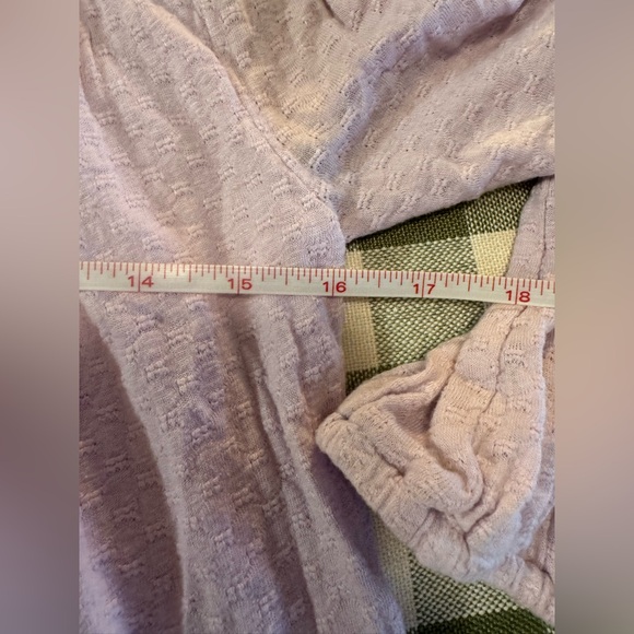 Free People Begonia Embroidered Bohemian Top in Lilac - Picture 11 of 14